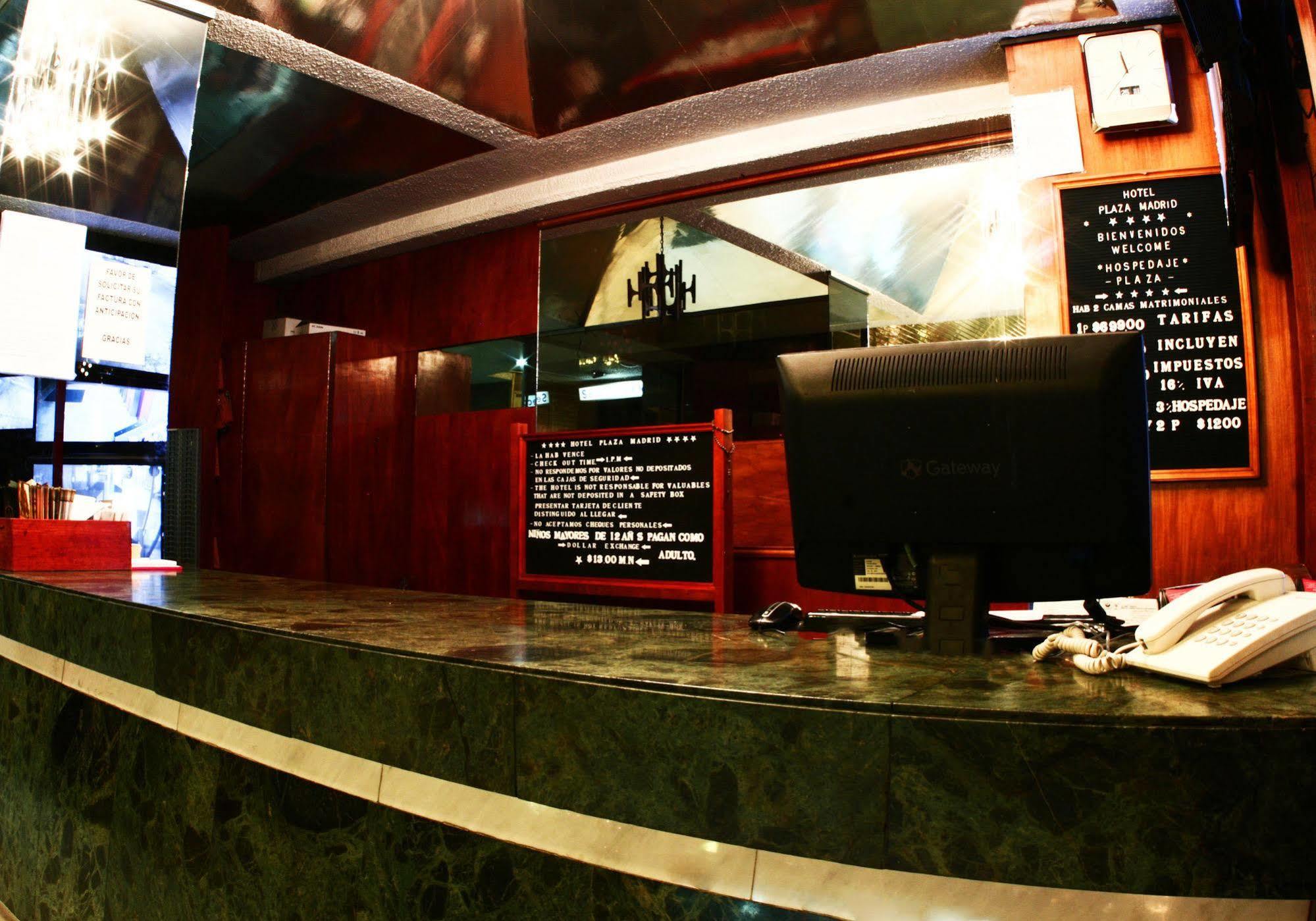 Hotel Plaza Madrid 멕시코 시 외부 사진